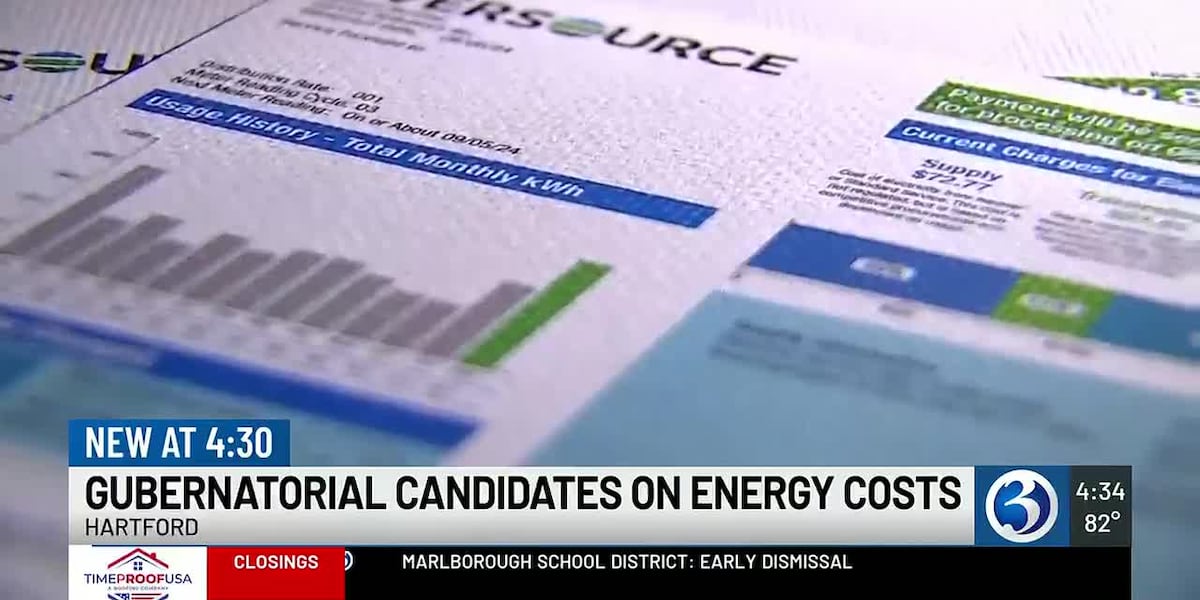 Connecticut governor candidates debate energy cost solutions