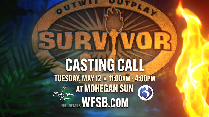 Survivor Casting Call to be held at Mohegan Sun May 12th.