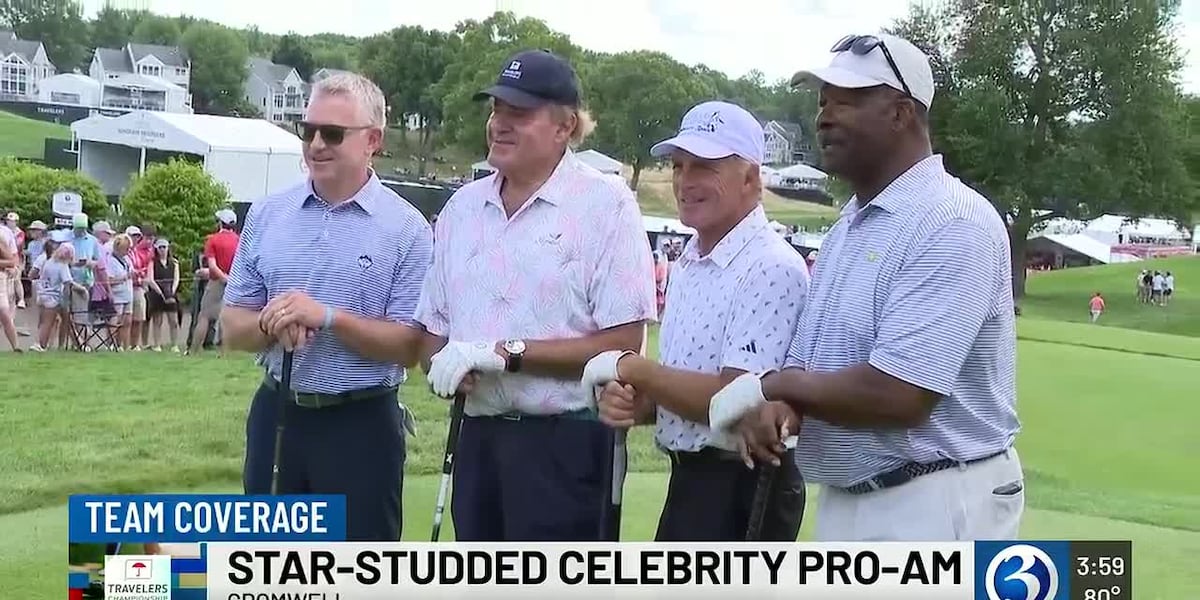Celebrities, UConn coaches take part in Travelers Celebrity Pro-Am