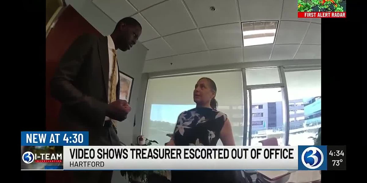 Bodycam video shows Hartford police question former treasurer about shredding documents