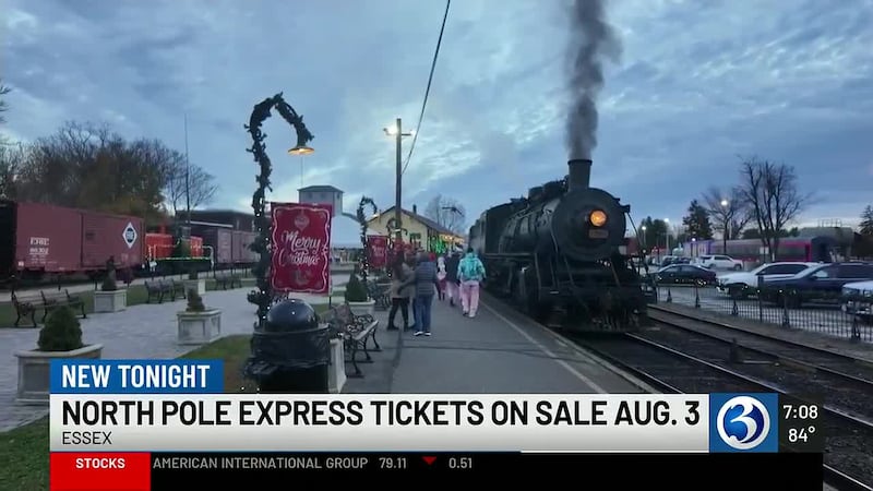 Tickets for North Pole Express at Essex Steam Train go on sale Aug. 3