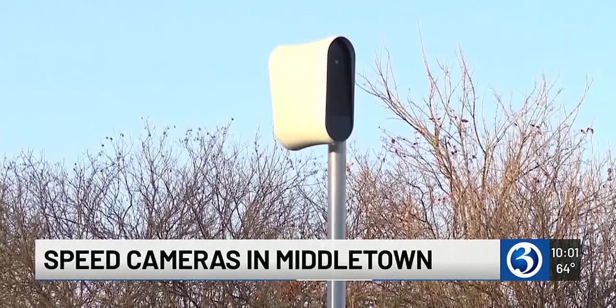 Middletown becomes first city in Connecticut to implement speed and red light cameras Middletown becomes first city in Connecticut to implement speed and red light cameras