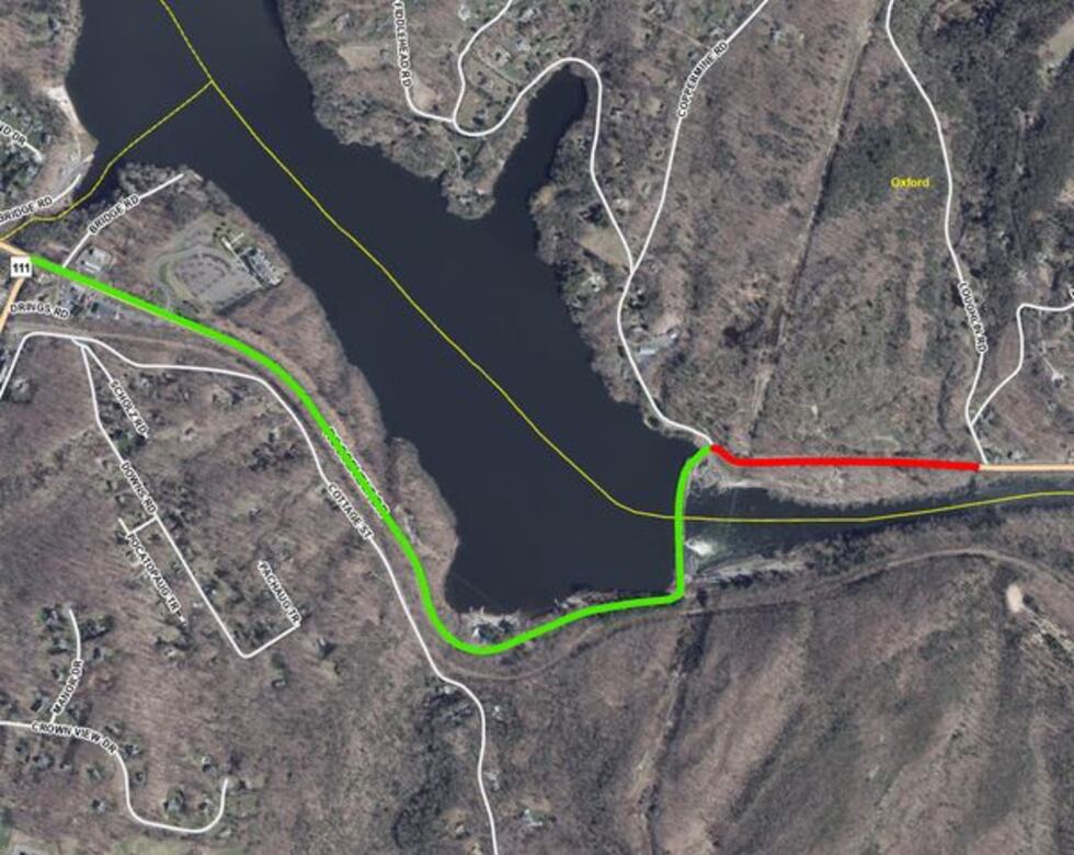 Ct Rte 334 Route 34 between Route 111 and Coppermine Road reopened in Monroe