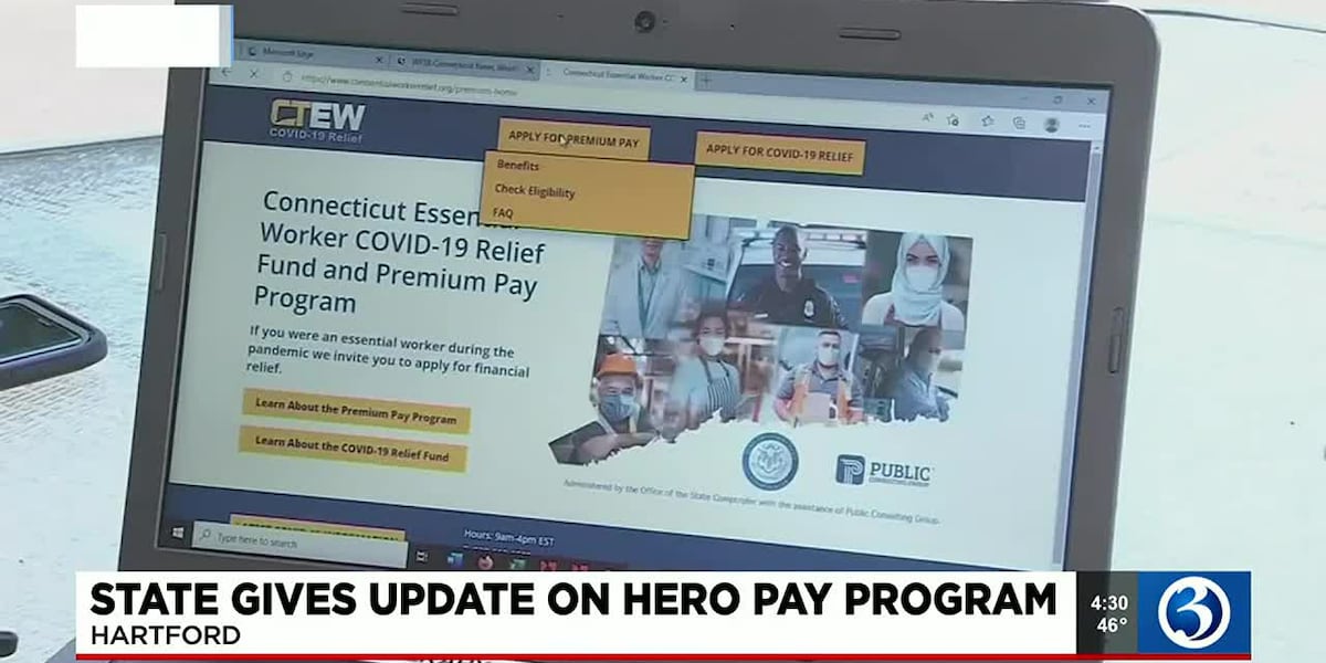 Ct Pay CT’s new comptroller gives update on the state’s ‘Hero Pay’ program