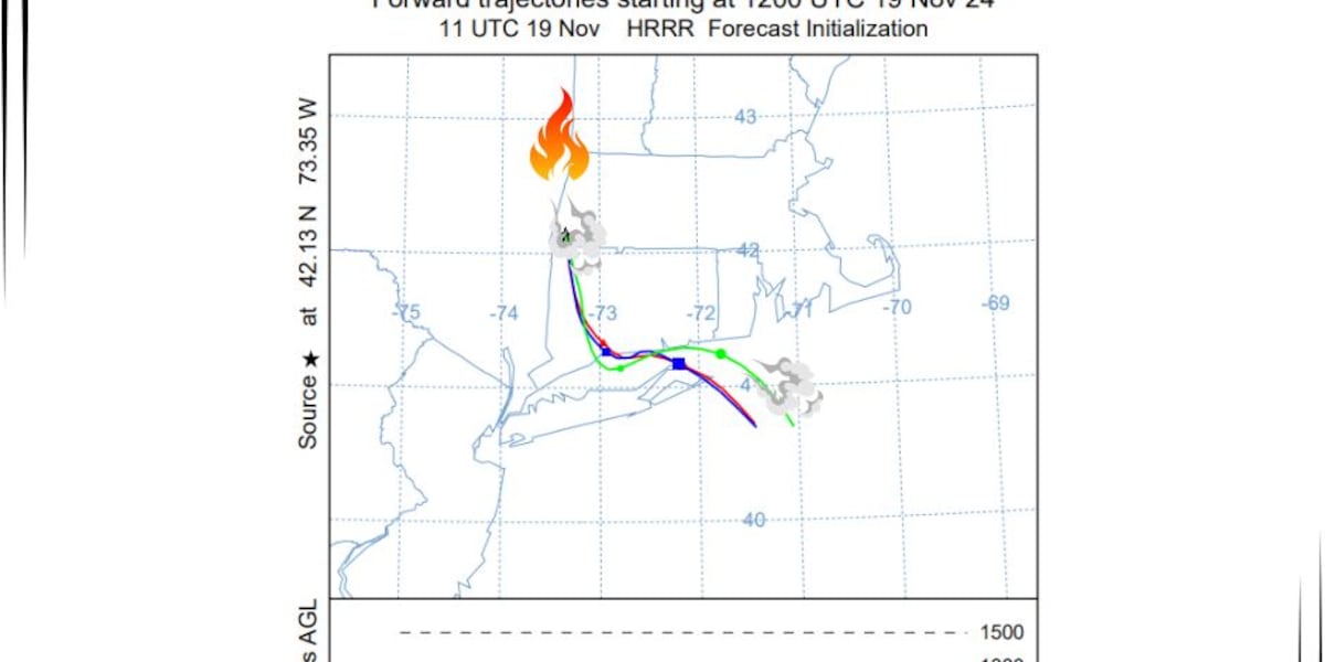Smoke from MA fire noticed from Southington to New Haven Smoke from MA fire noticed from Southington to New Haven