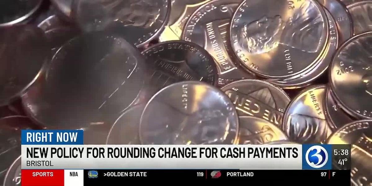Bristol adopts penny rounding policy as federal government stops production