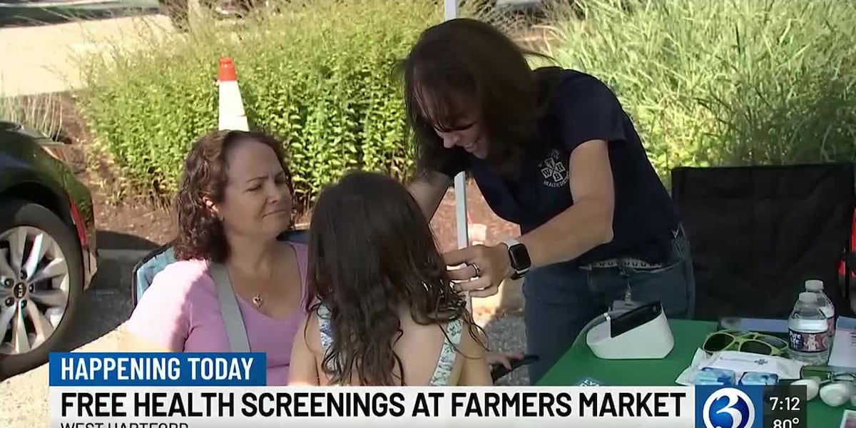 Stay Heart-Healthy at the West Hartford Farmers Market: Free Blood Pressure & Heart Rate Checks!