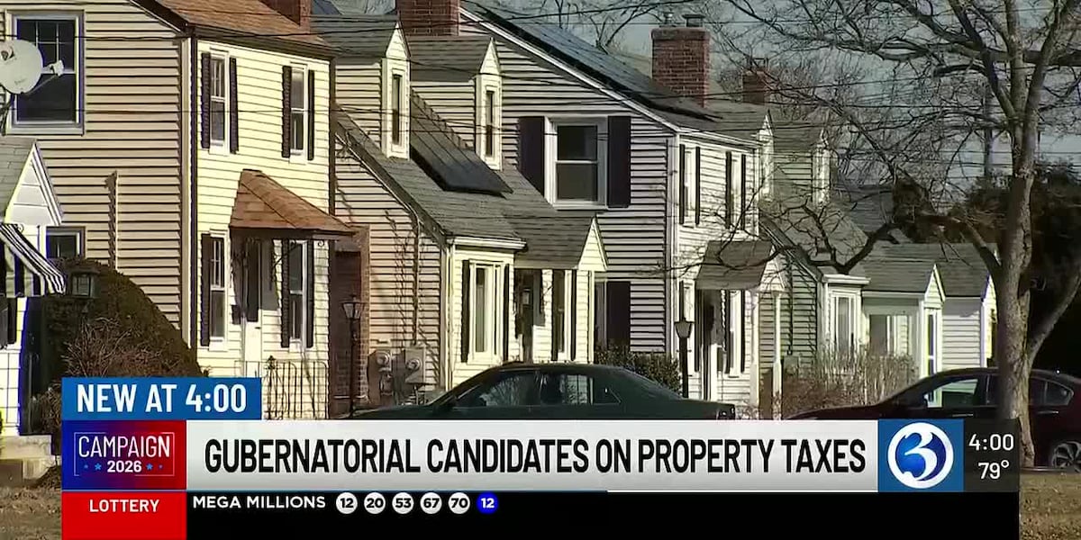 Property tax relief takes center stage in Connecticut governor's race
