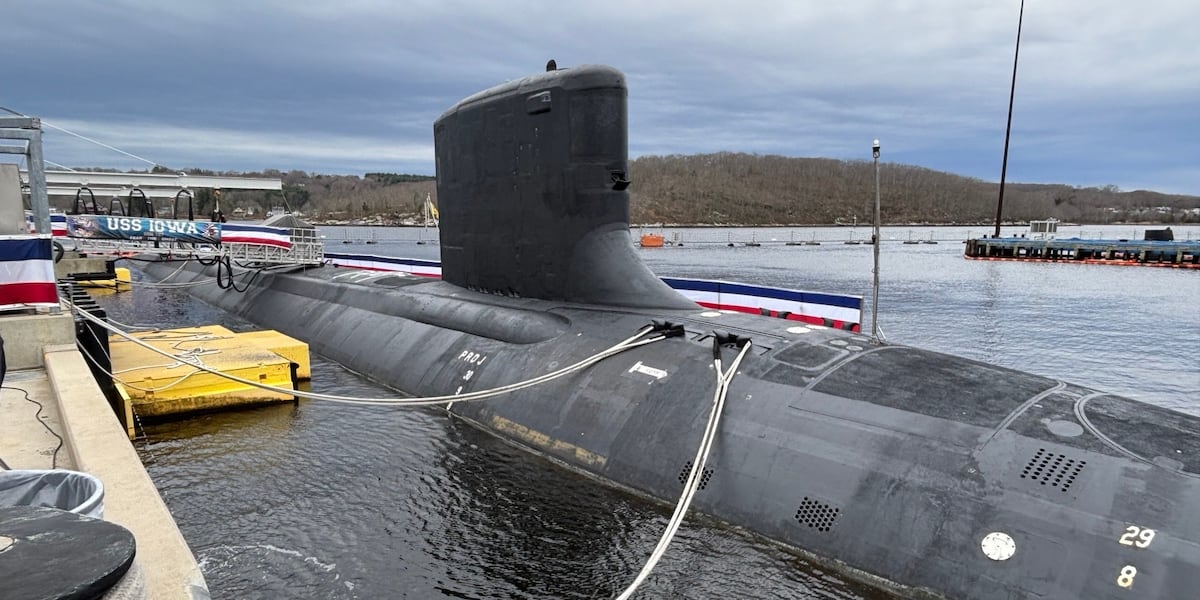 USS Iowa submarine commissioned in Connecticut, now in active service USS Iowa submarine commissioned in Connecticut, now in active service