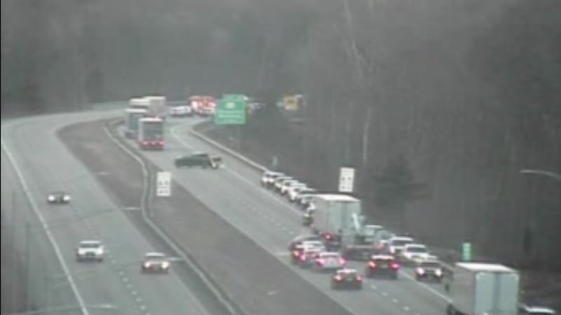 Emergency crews are responding to a crash in Montville on Saturday morning.