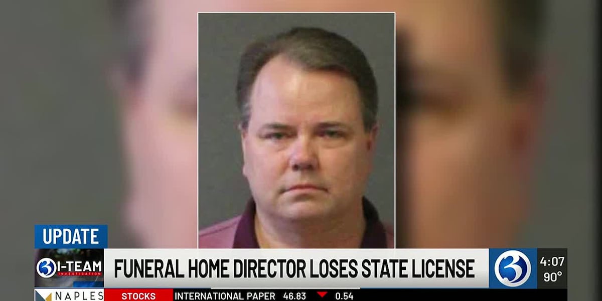 Funeral home directors accused of stealing from clients has license revoked
