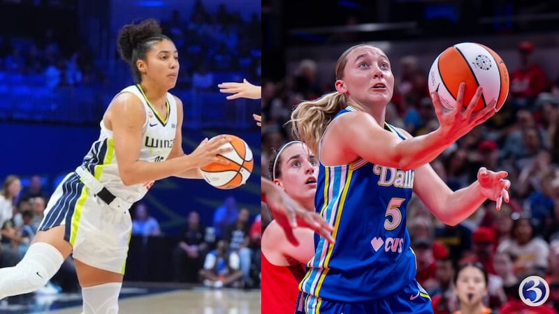 Azzi Fudd and Paige Bueckers return to Connecticut when the Dallas Wings take on the...