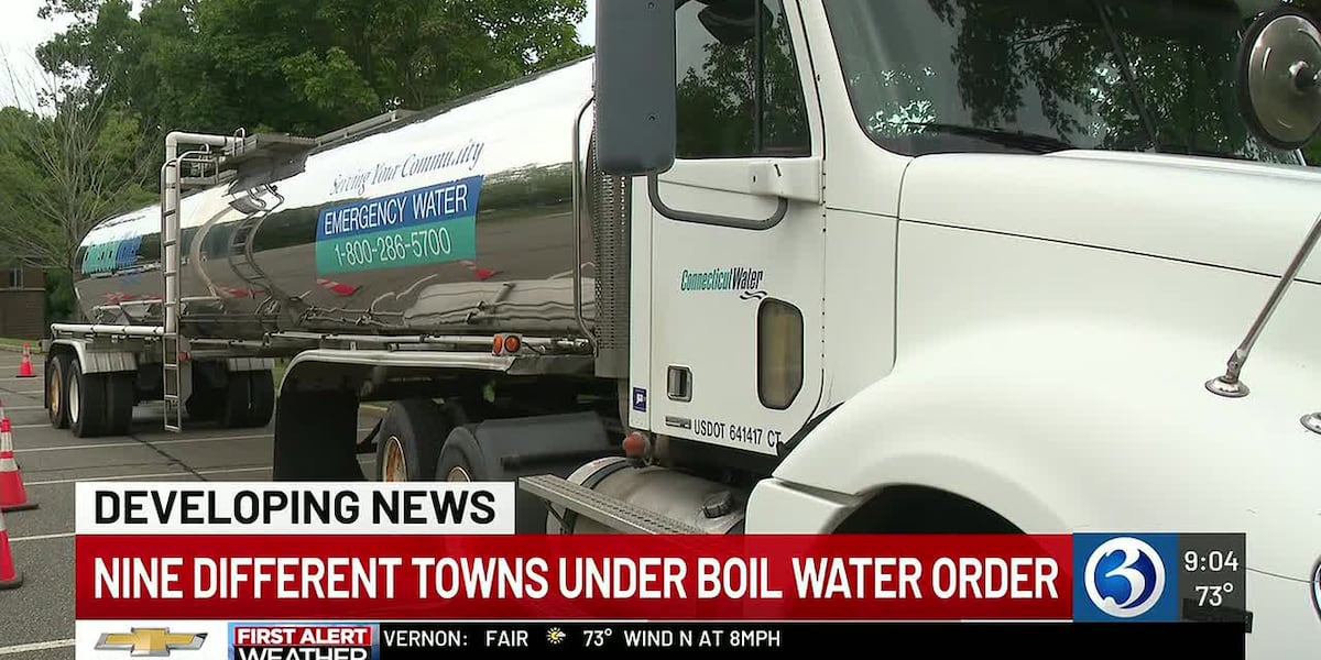 Boil water advisory enters second day for nine CT towns as food establishments shut down