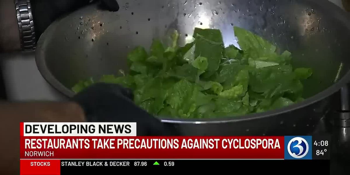 Cyclospora cases rise in Connecticut; restaurants take precautions