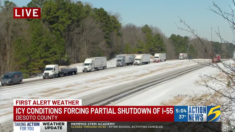 Coldwater, Mississippi, has also seen an influx of travelers because of conditions on I-55.