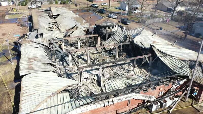 Tunica Fire Chief Scott Goff said this is the biggest structure they’ve lost to a fire within...