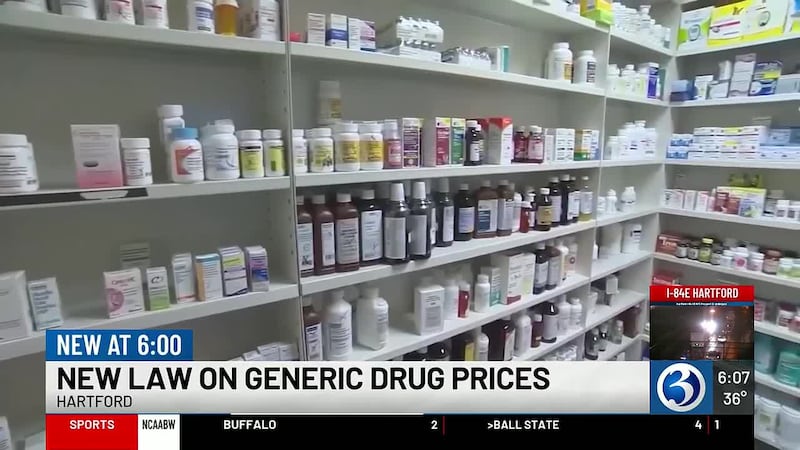 New law on generic drug prices in Connecticut