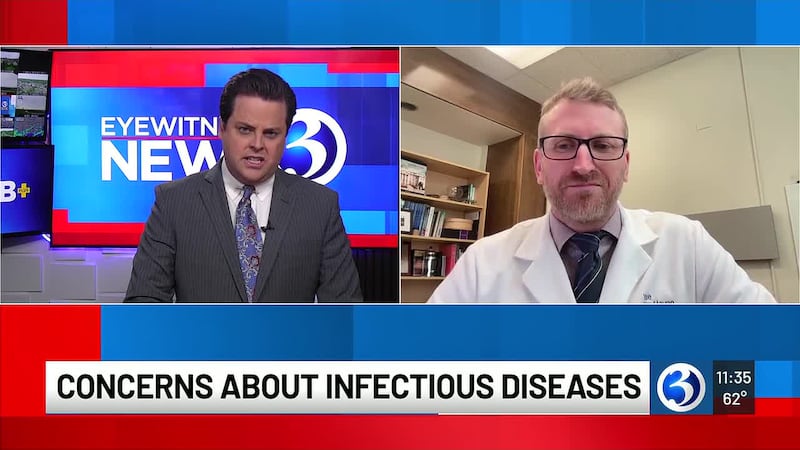 Dr. Scott Roberts, associate medical director for infection prevention at Yale New Haven...