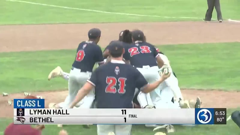 Lyman Hall beat Bethel 11-1 in Class L. That game was played on Sunday afternoon after Friday...