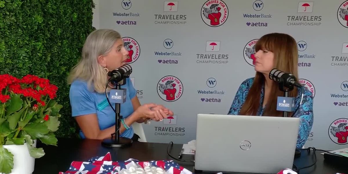 Renee DiNino Chats with Habitat for Humanity of Eastern CT at The Travelers Championship