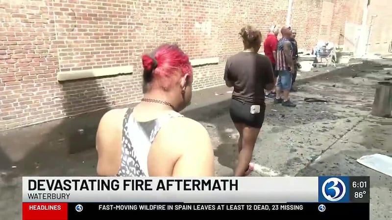 Massive fire that forced out 15 people in Waterbury under investigation