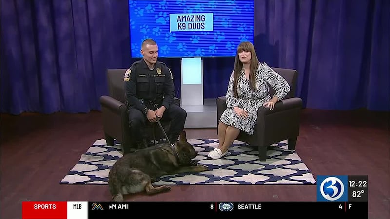 Renee introduces Trooper Abbate and K9 Zeke out of Tolland.