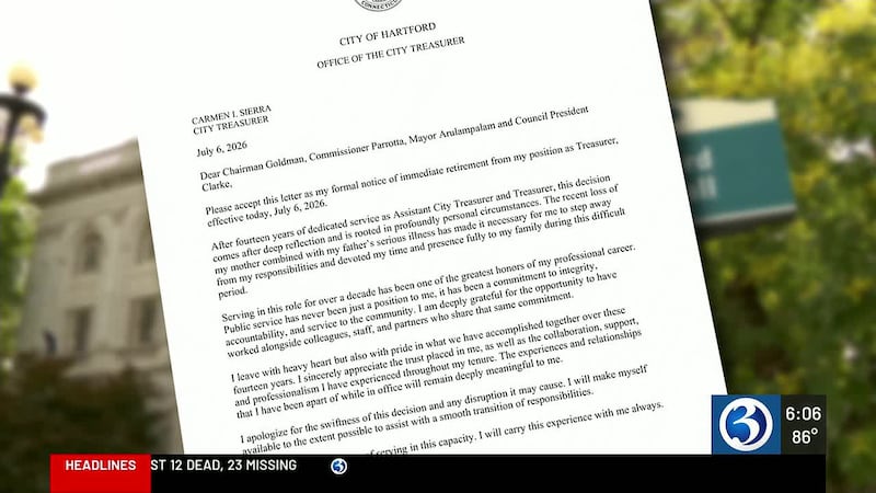 Former Hartford treasurer speaks out