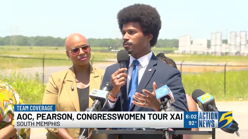 The congresswomen met with residents who say they’ve been impacted by pollution from xAI’s use...