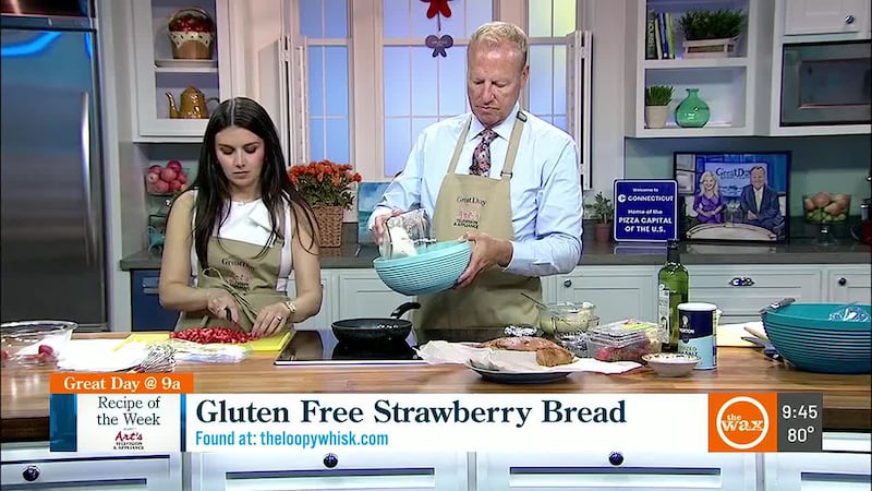 You can make this delicious strawberry bread recipe from "The Loopy Whisk" in just a few...