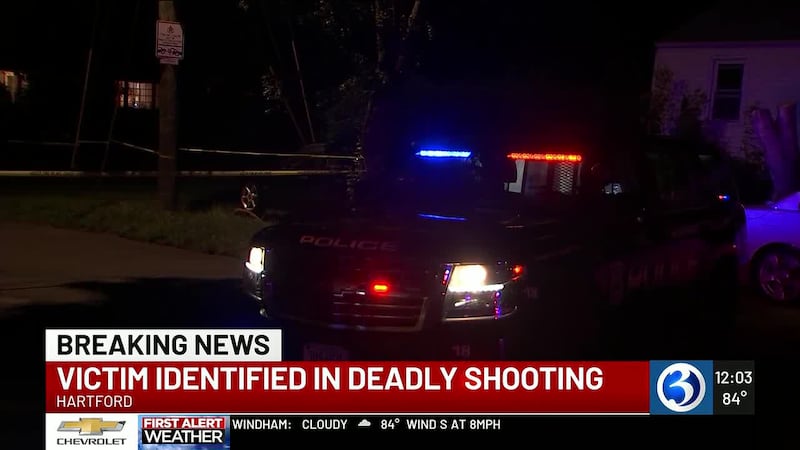 A man was found dead inside a car that was riddled with bullets, according to police in Hartford.
