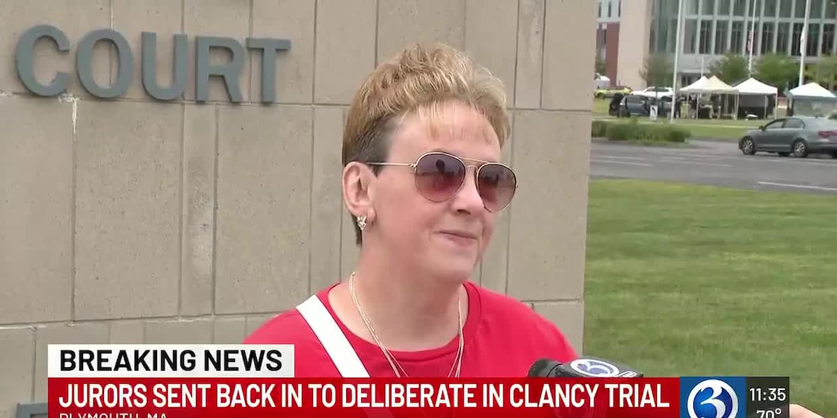 Jurors sent back in to continue deliberations in Clancy trial