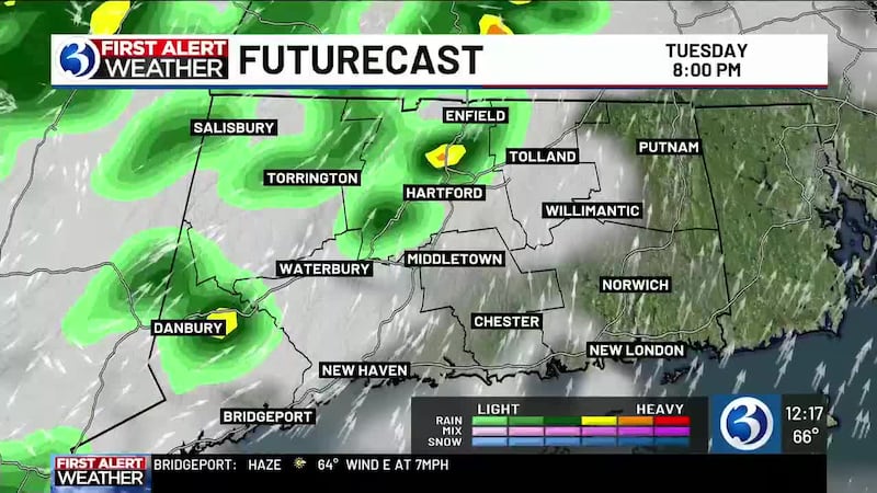 FORECAST: Tomorrow is now a First Alert Weather Day for storms