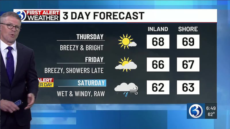 First Alert Weather Extra: The outlook for the next three days