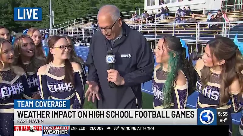 Weather impacts high school football games