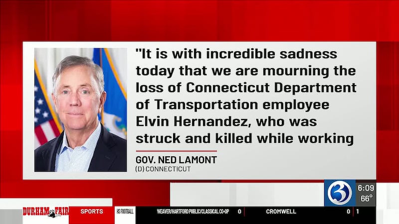 Connecticut Department of Transportation worker killed in Fairfield crash