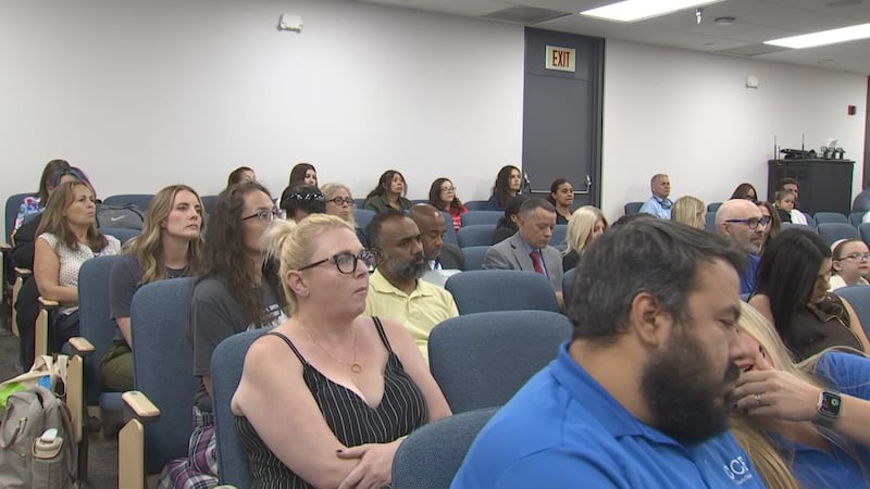 Clark County parents and teachers spoke out at Thursday's board meeting over a $51M budget cut...