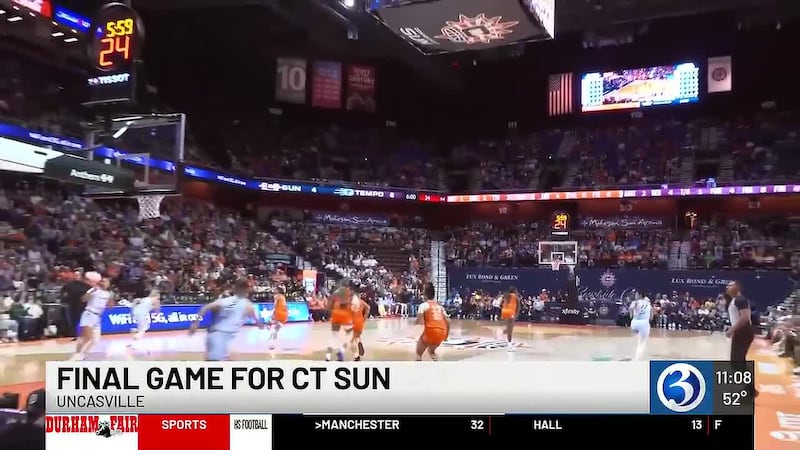 Connecticut Sun win final game before relocation