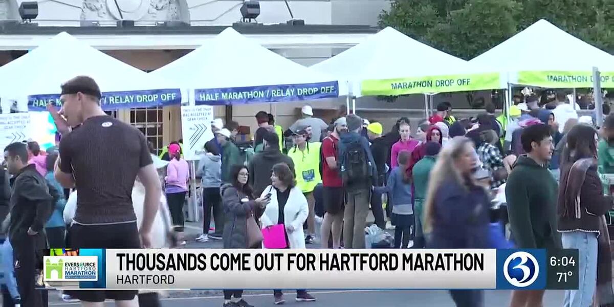 Thousands come out to Hartford marathon