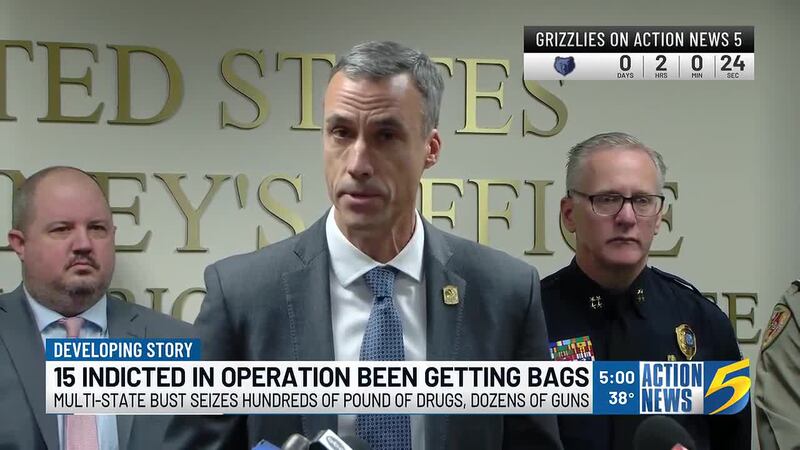 Fifteen people were indicted as part of a drug trafficking organization through West...